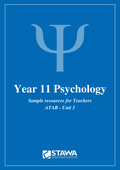Psychology: Year 11 ATAR Psychology (Teachers Resources - DIGITAL)